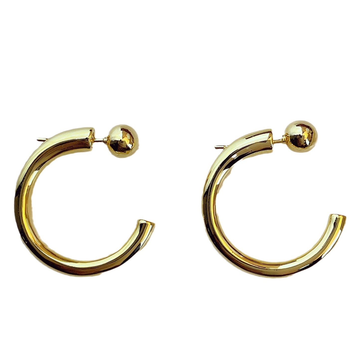 Simplicity Advanced Sensitive Surface Metal Hook Temperament Entry Lux Earrings