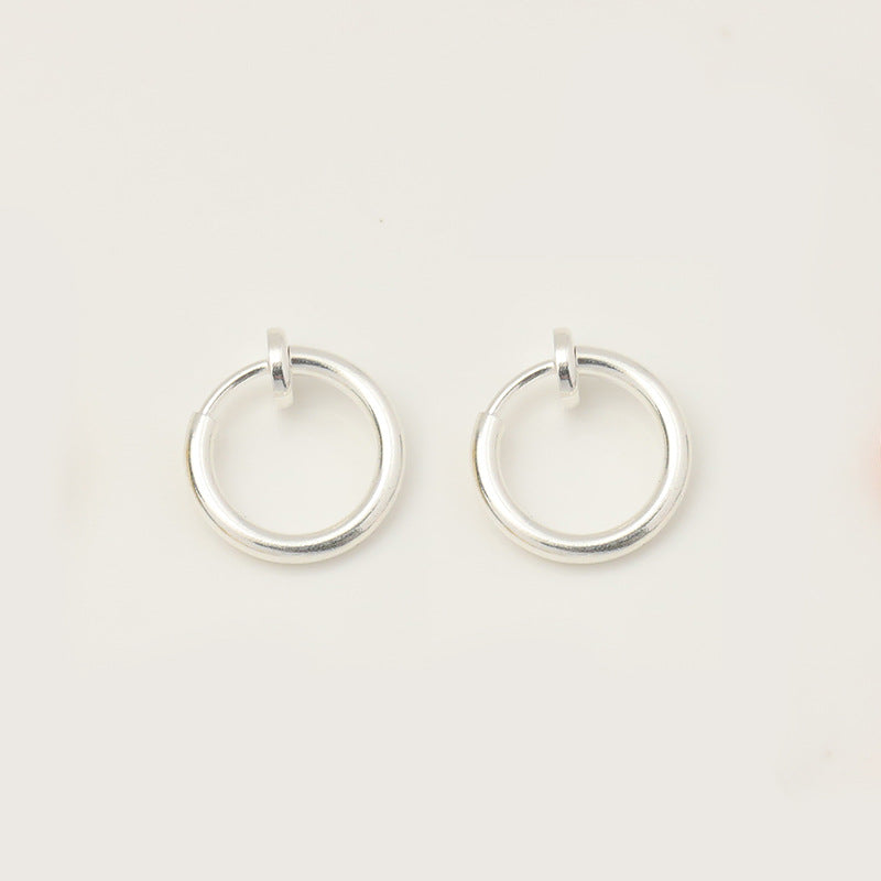 Korean Style Circle Personalized Simple Round Ear Clip