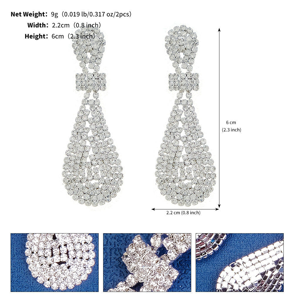 Banquet Party For Bride Light Luxury Earrings