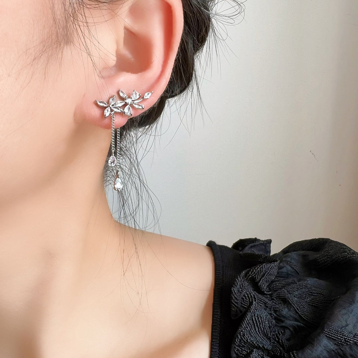Fairy One-piece Mosquito Coil Female Sweet Tassel Earrings