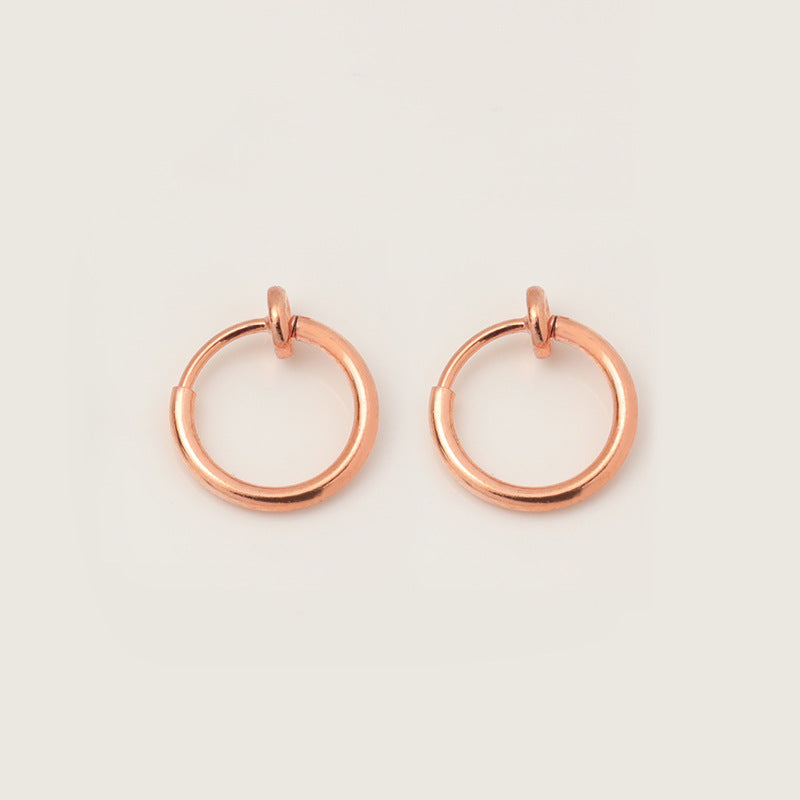 Korean Style Circle Personalized Simple Round Ear Clip