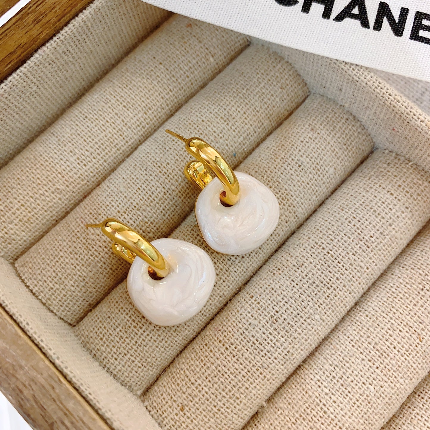 Drop Glazed Detachable French Retro Minority Design Earrings