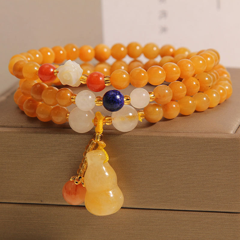 Women's Natural Jade Design High-grade Gourd Gift Bracelets