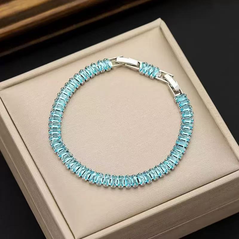 Women's & Men's Colorful Zircon Trendy Fashion Tennis Bracelet