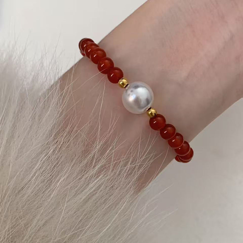 Women's Pearl Brace Lace Light Luxury High-grade Bracelet