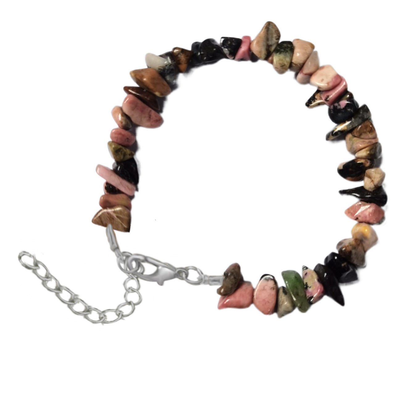 Natural Crystal Agate Gravel Stone Irregular Bracelets