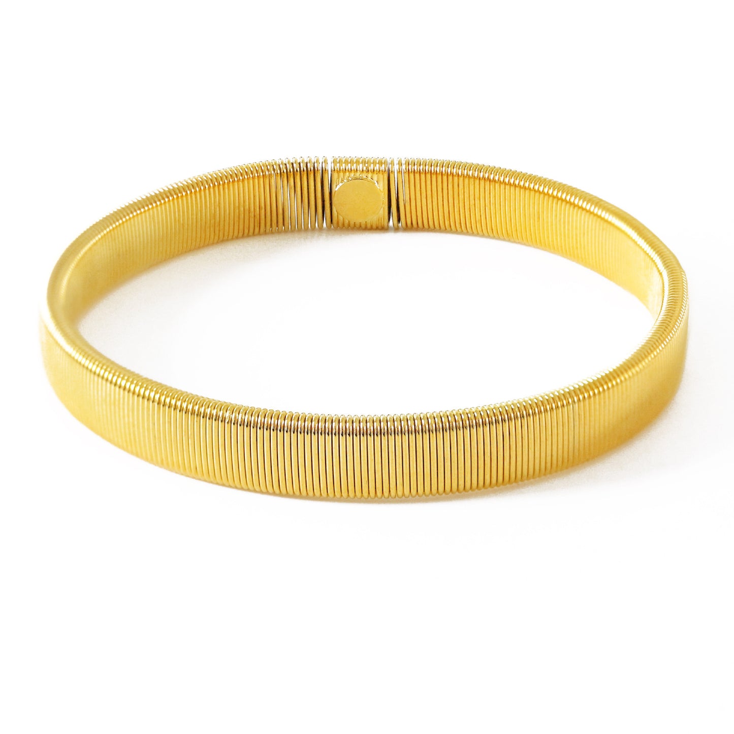Men's Cocktail Armband Metal Spring Elastic Bangle Bracelets