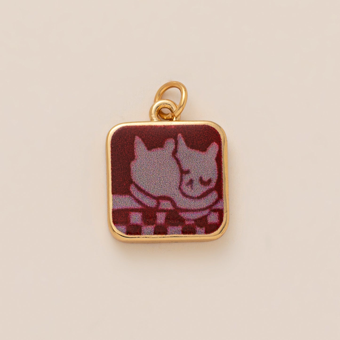 Color Plated Dopamine Copper Cat Fashion Necklace