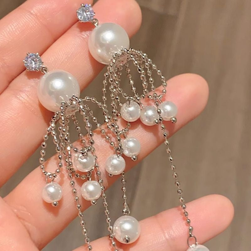 Pearl Light Luxury Minority Design Advanced Earrings
