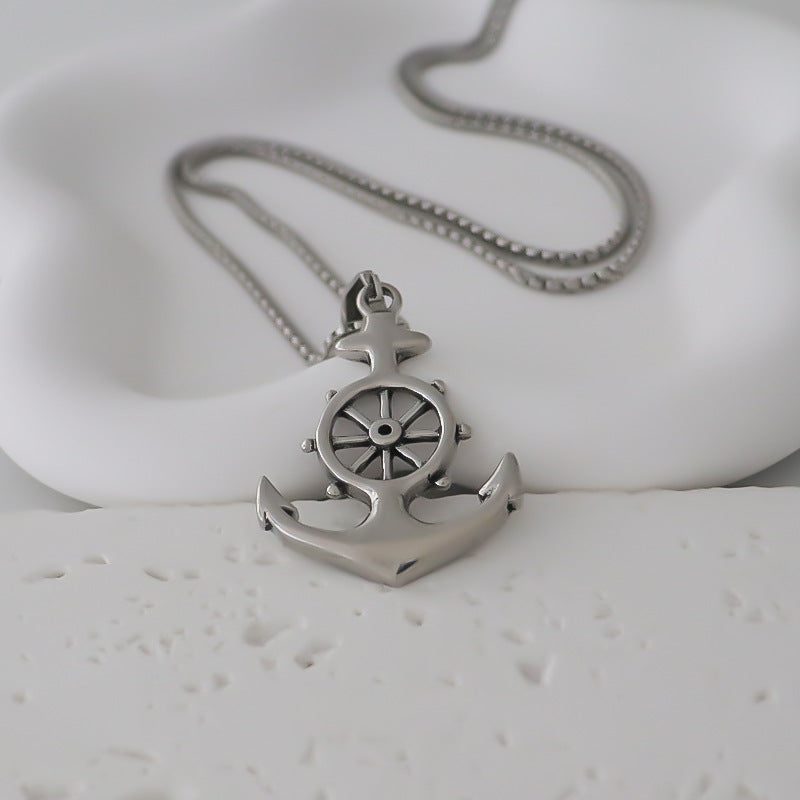 Boat Anchor Pendant Fashion Creative Hipster Hip Hop Necklaces