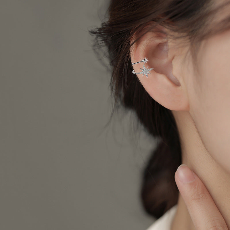 Starry Long Pearl Tassel Zircon Without Rings