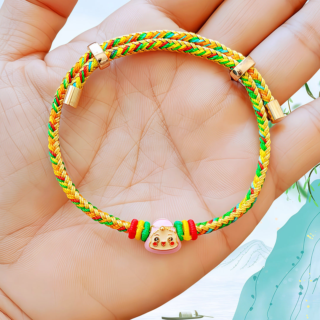 Colorful Wire Carrying Strap Adult Perfume Bag Dragon Boat Festival Bracelets