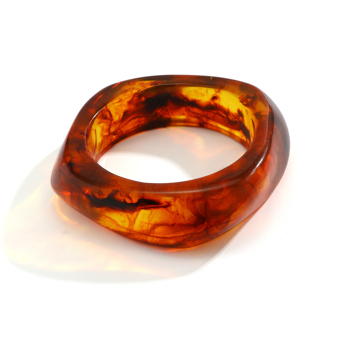 Irregular Translucent Female Personality Acrylic Color Bracelet