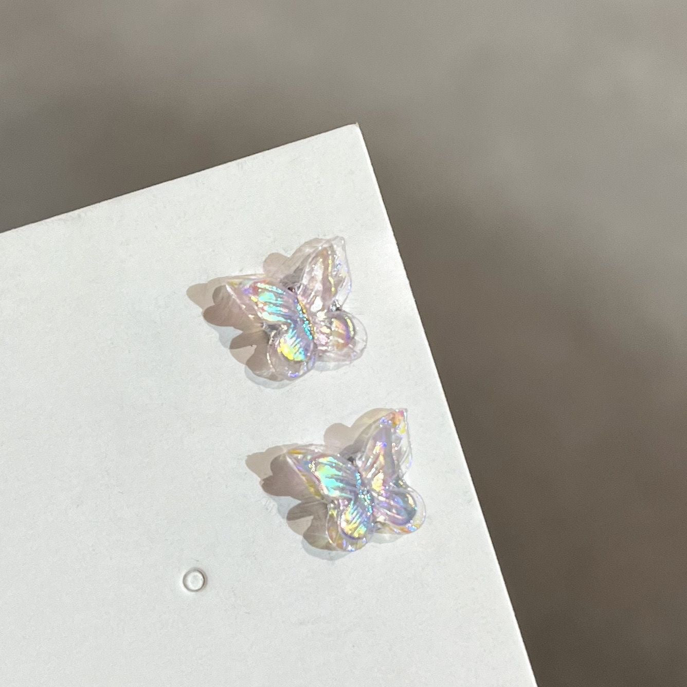 Camellia Fairy Butterfly Magnetic Female Gardenia Combination Ear Clip