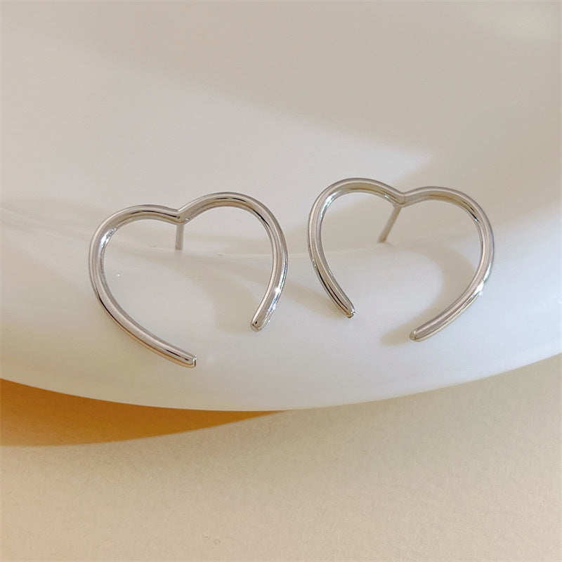 Trendy Niche Design Simple Cold Style High-grade Earrings