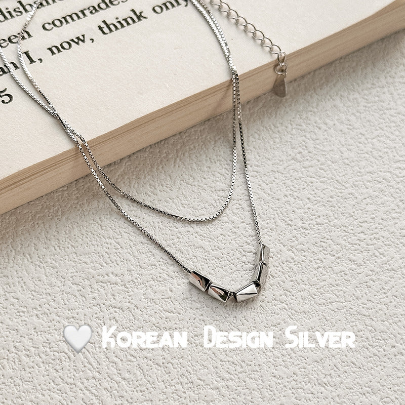 Small Pieces Of Female Summer Niche Light Luxury Lucky Beads Necklace