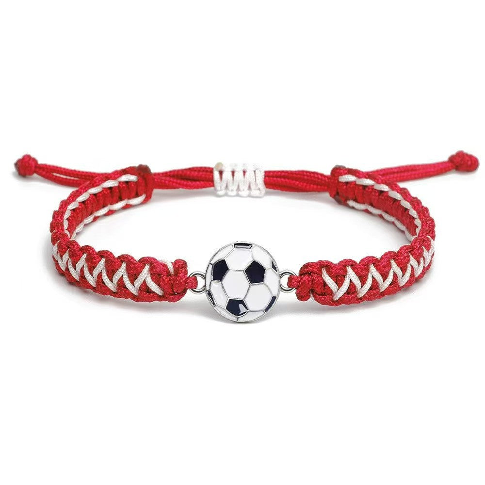 Women's & Men's Football Weaving Trend Western Style Sports Drawable Bracelet