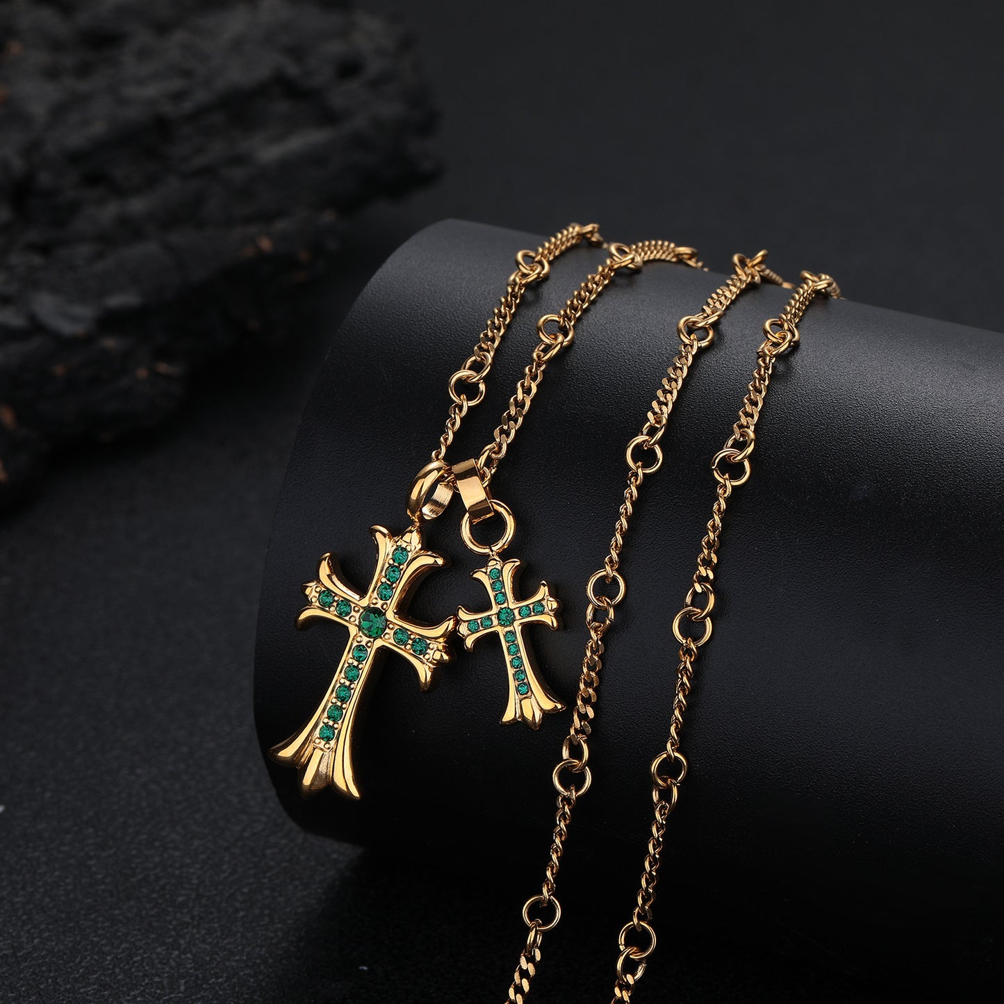 Women's & Men's High-grade Twin Sweater Chain Special Interest Necklace