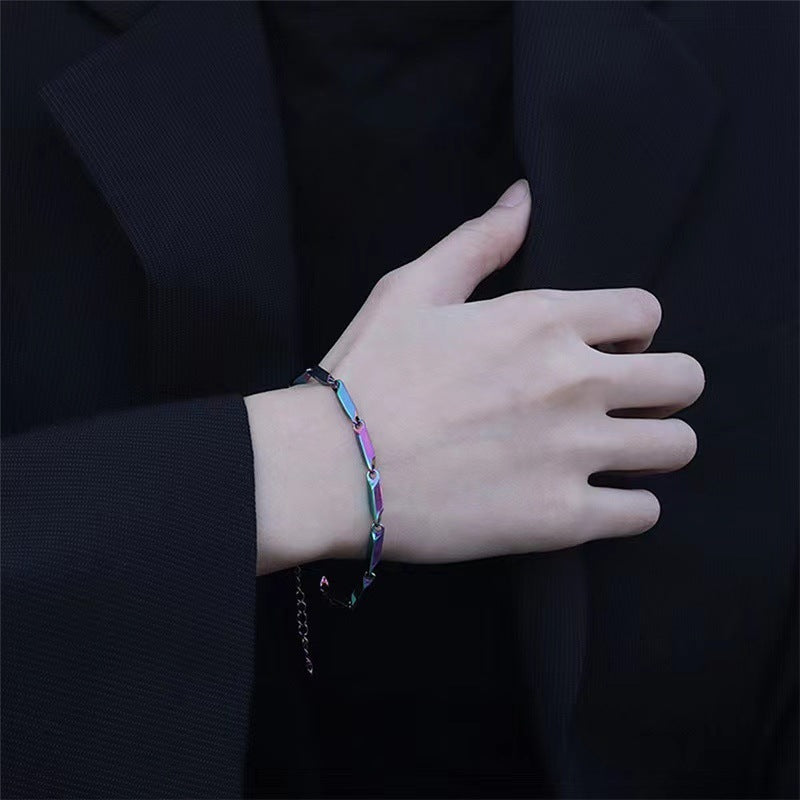 Bracelets pour hommes simples, style froid, High Sense Boys