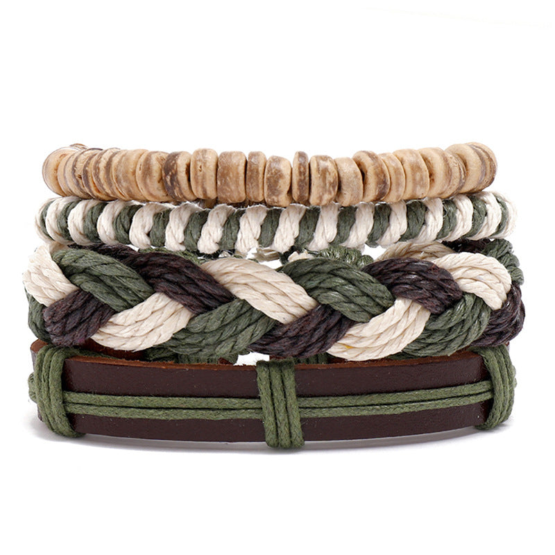 Popular Ornament Personalized Woven Hemp Rope Bracelets