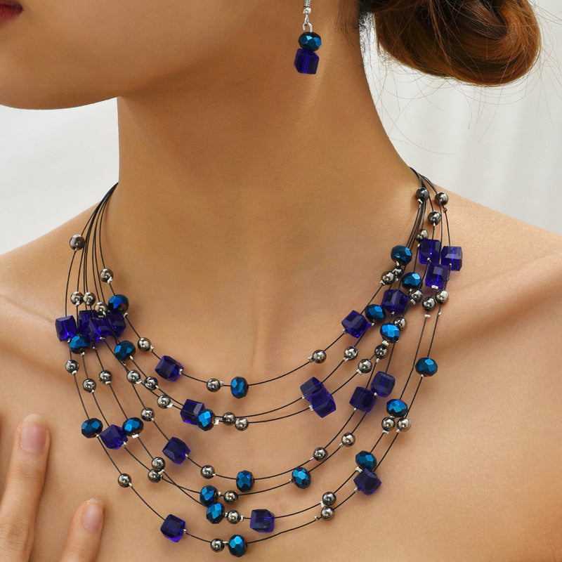 Indian Ethnic Style Vintage Gemstone Beads 2 Necklaces
