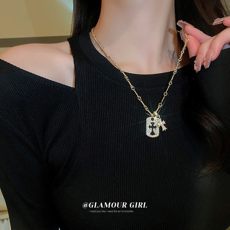 Design Metal Cold Style Clavicle Chain Necklaces