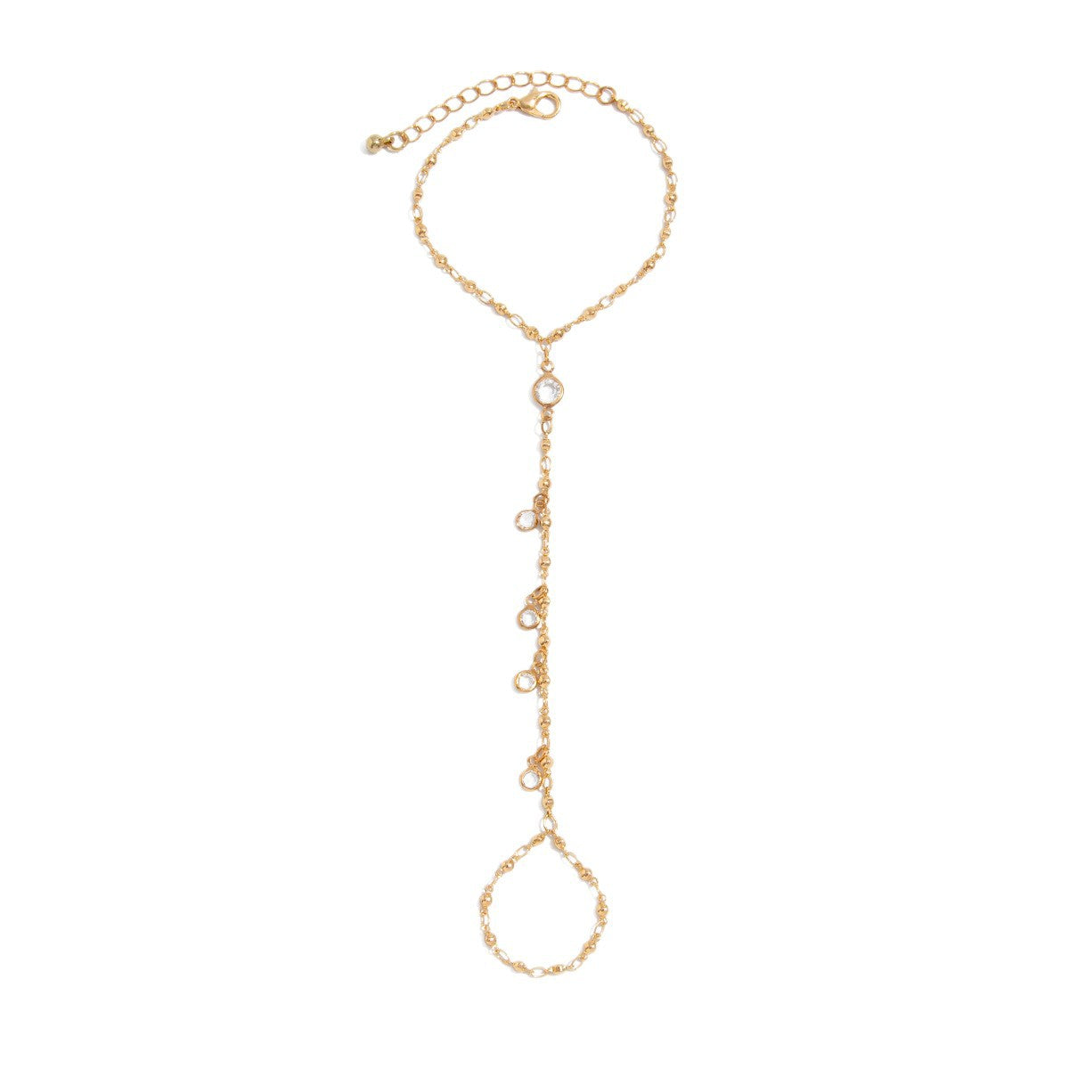 Women's Luxury Minority Advanced Finger Chain Personality Style Fashion Bracelets