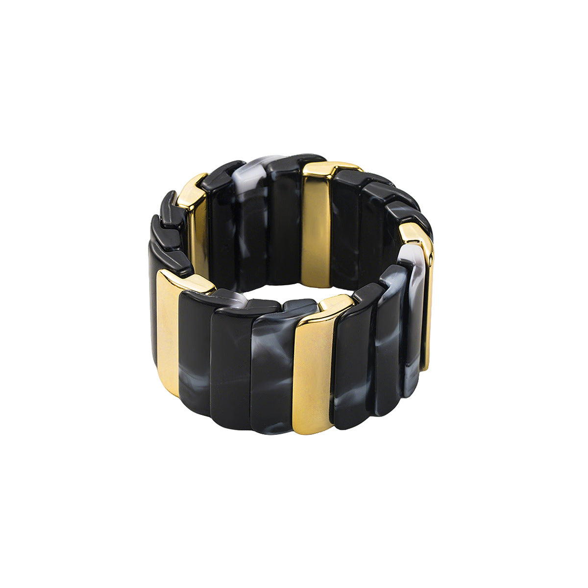 Fashion Exaggerated Geometry Irregular Resin Beaded Bracelet