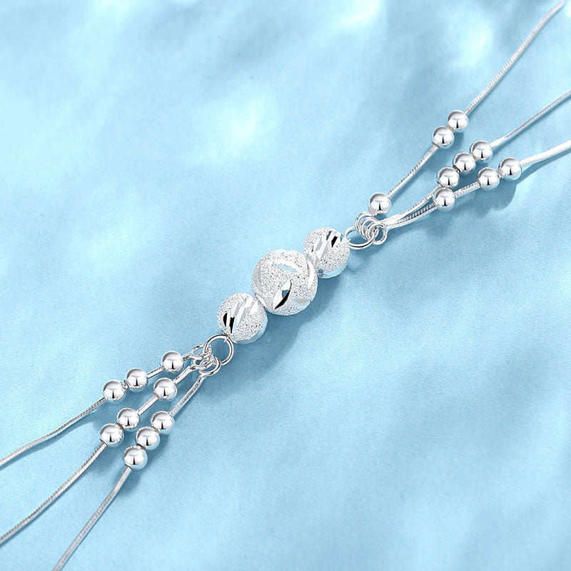 Bracelets de conception simple avec perles porte-bonheur pour la Saint-Valentin