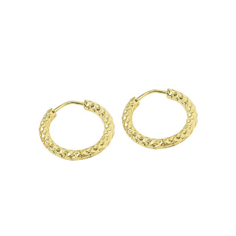 Boucles d'oreilles géométriques étoilées en acier pour femmes, sans décoloration, pour boucles d'oreilles simples