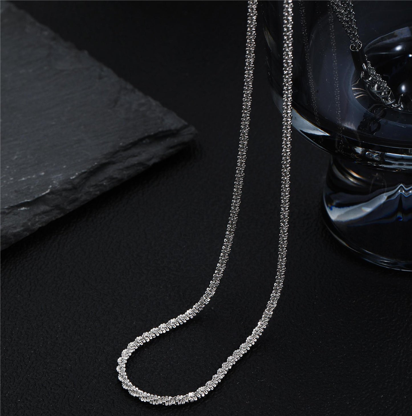 Chain Female Light Luxury Minority Sparkling Necklaces