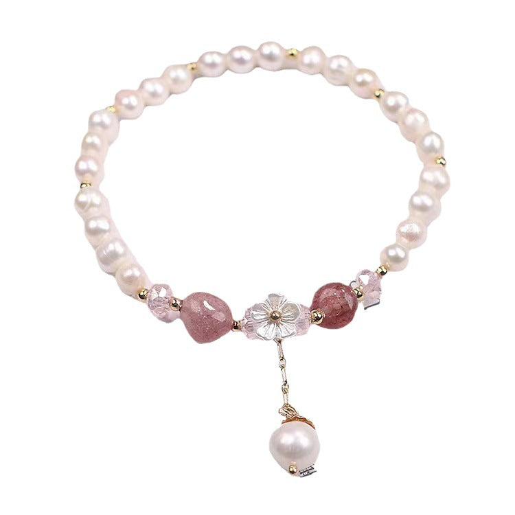 Natural Freshwater Pearl Crystal Female Design Bracelets