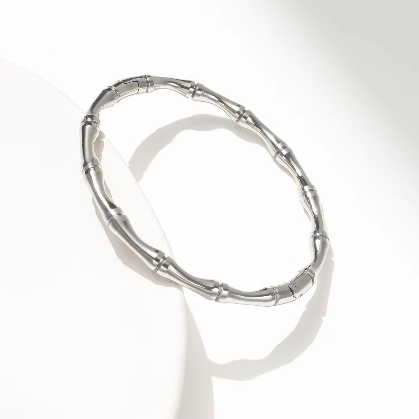 Women's Titanium Steel Bamboo Cold Style Simple Bracelet