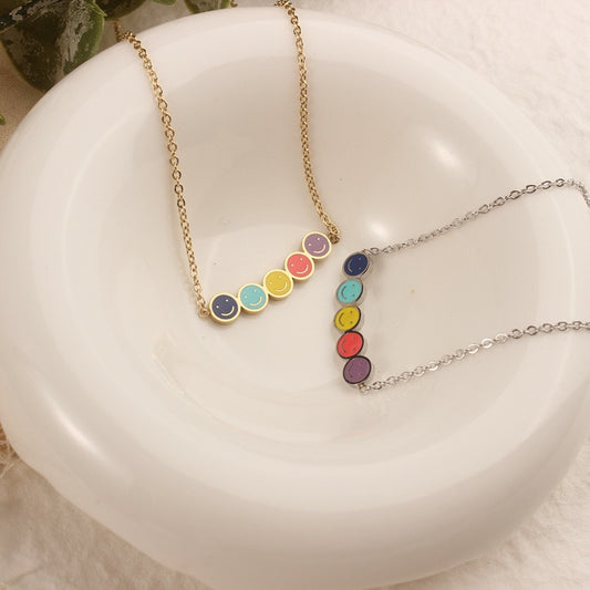 Country Simple And Elegant Small Color Necklaces