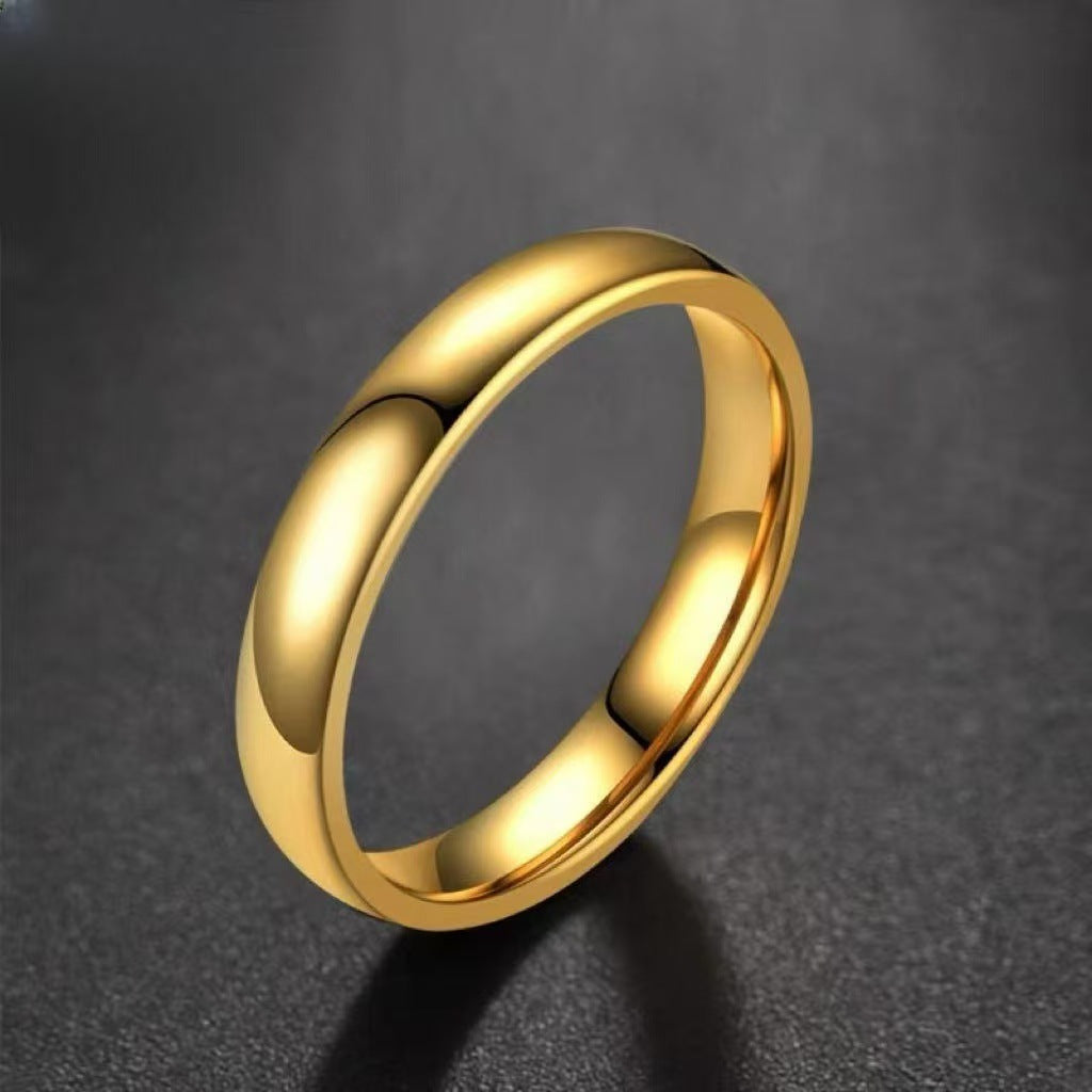 Stainless Steel Simple Light Body Titanium Ring