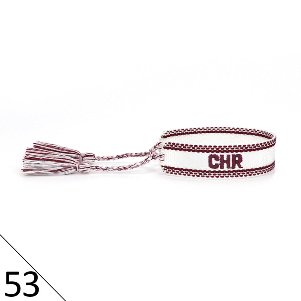 Hand Weaving Fashion Simple Wrist Strap Bracelets