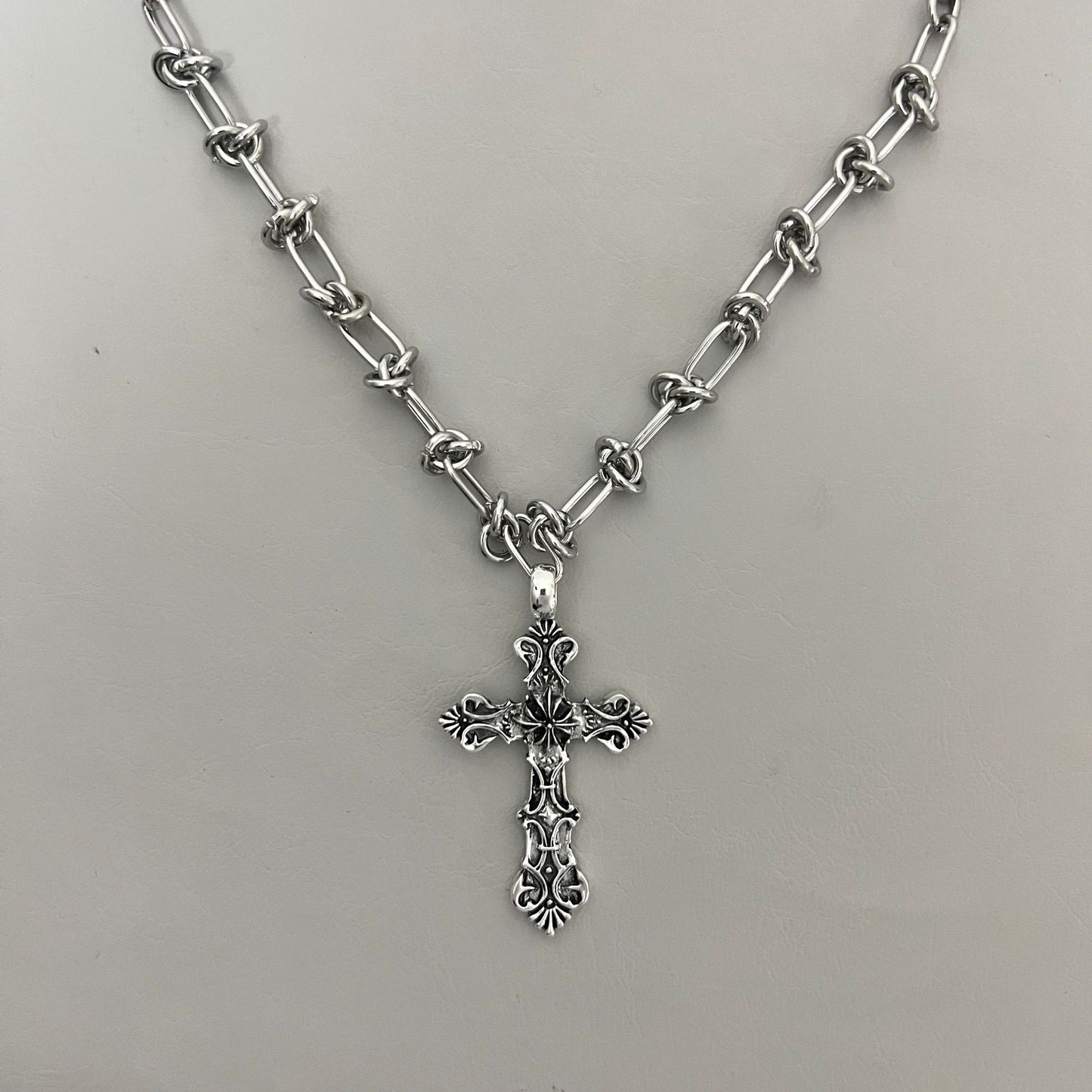 Cross Vintage Pendant Carved Punk Sweet Necklaces