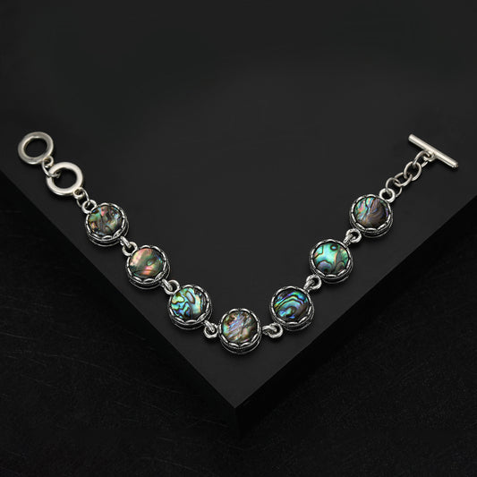 Fashion Abalone Shell Creative Adjustable Three Buckle Style Bracelets