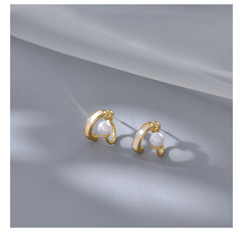 Mosquito Coil Pearl Without Pierced Ears Female Trendy Ear Clip