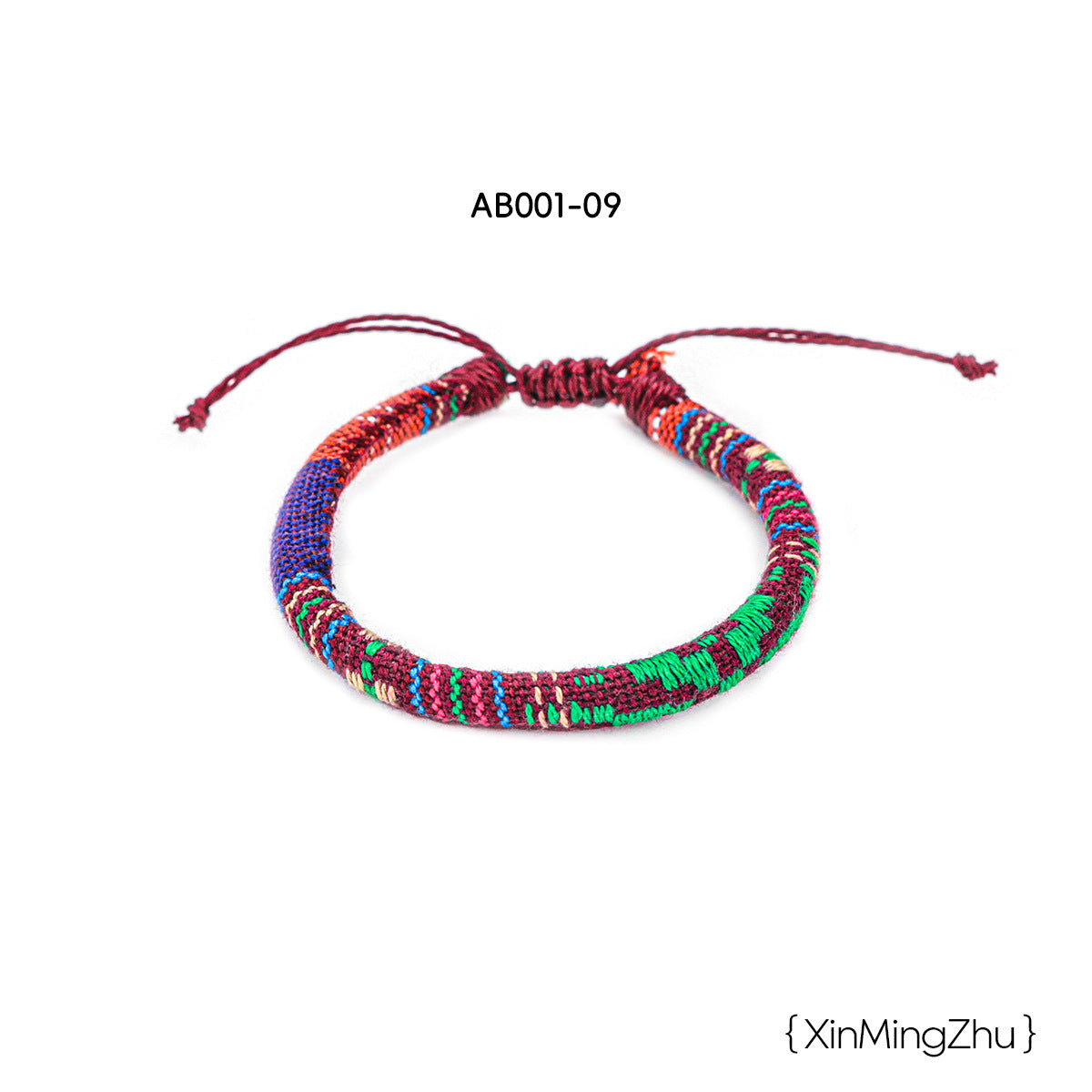 Bohemian Ethnic Style Colored Friendship Fabric Bracelets