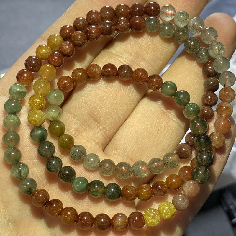 Gradient Color Hair Crystal Venus Flash Blonde Green Bracelets