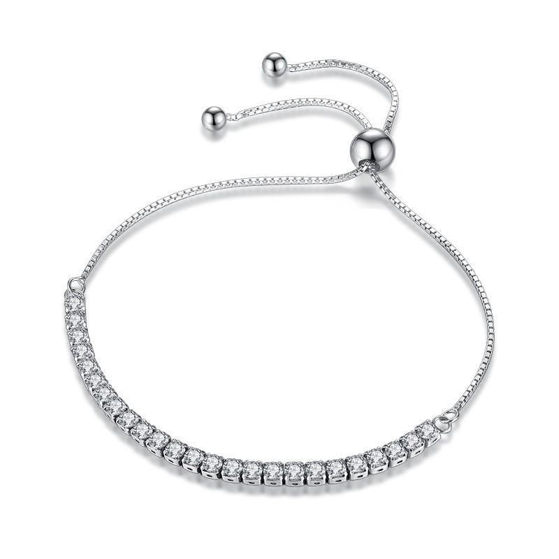 Cristal de Zircon de Tennis pour femmes, pour Bracelets de style coréen