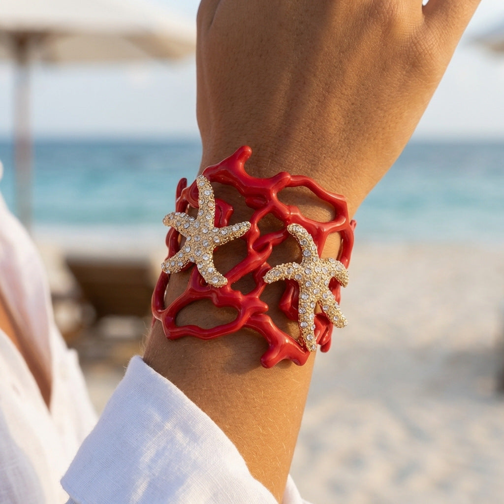 Ocean Style High Sense Seaside Holiday Shell Starfish Bracelet