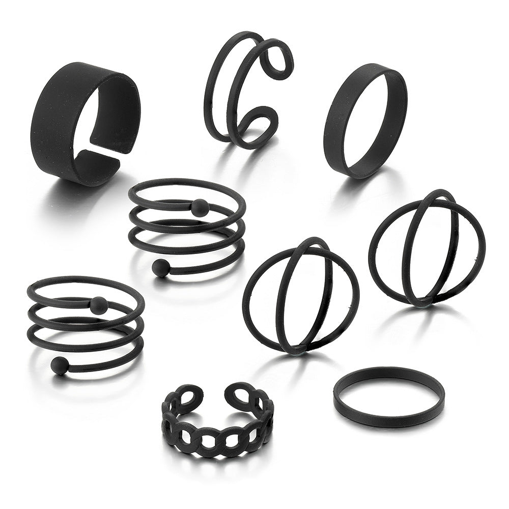 Trendy Hot Black Paint Cool Spring Bracelets