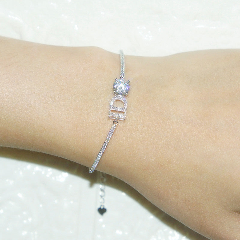 Sterling Sier Femme Moissanite Suis Prête À Bracelets