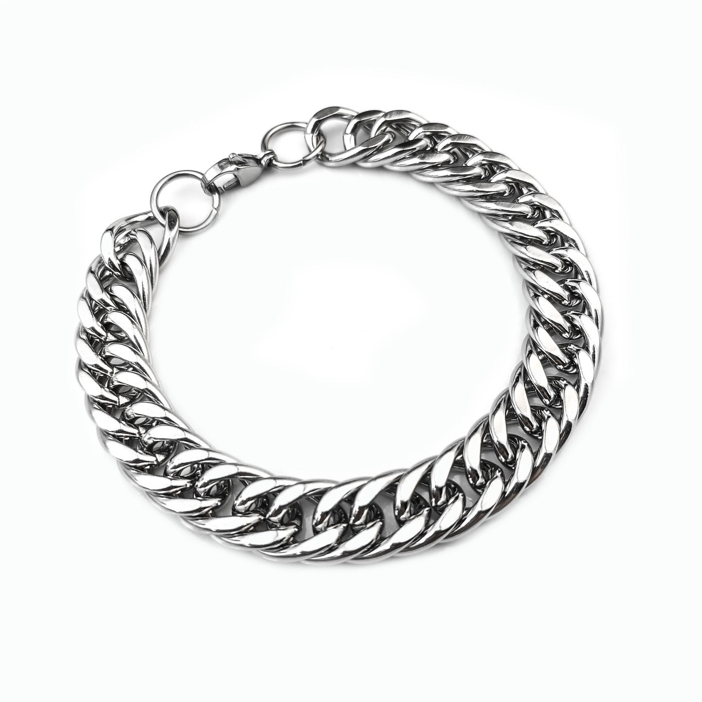 Herren-Armbänder aus Edelstahl mit geflochtenem Kiel und Titan von hoher Qualität