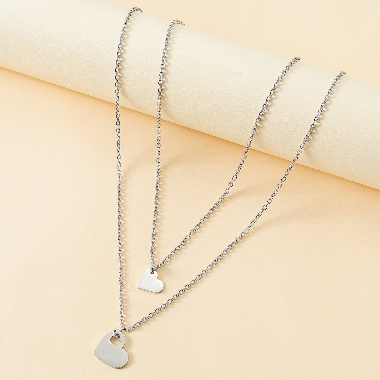 Fashion Mother's Day Stainless Steel Hollow Necklaces