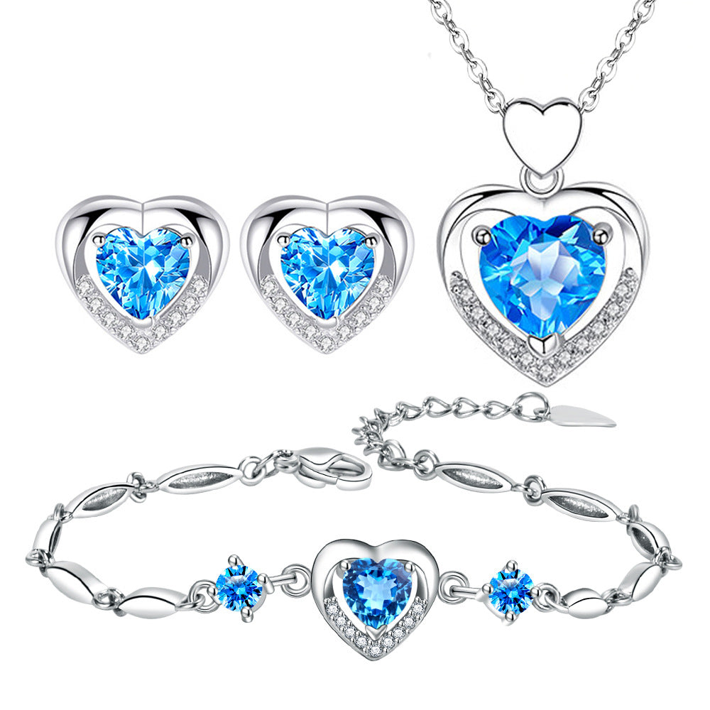 Women's Heart Of Eternity Korean Light Luxury Small Pendants