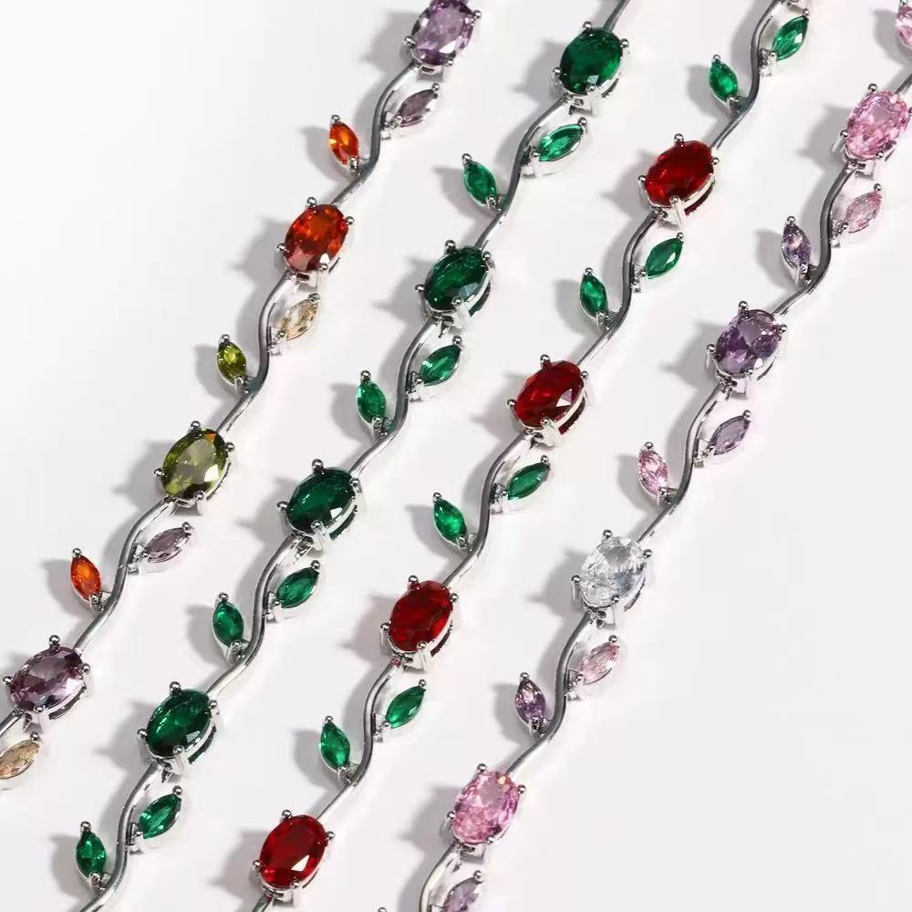 Luxury Style Quality Zircon Light Full Diamond Bracelet