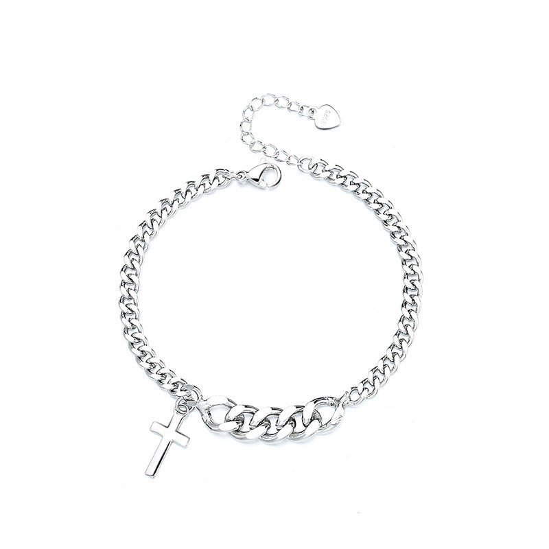 Thick Chain Cross Hip Hop Fashion Bracelets